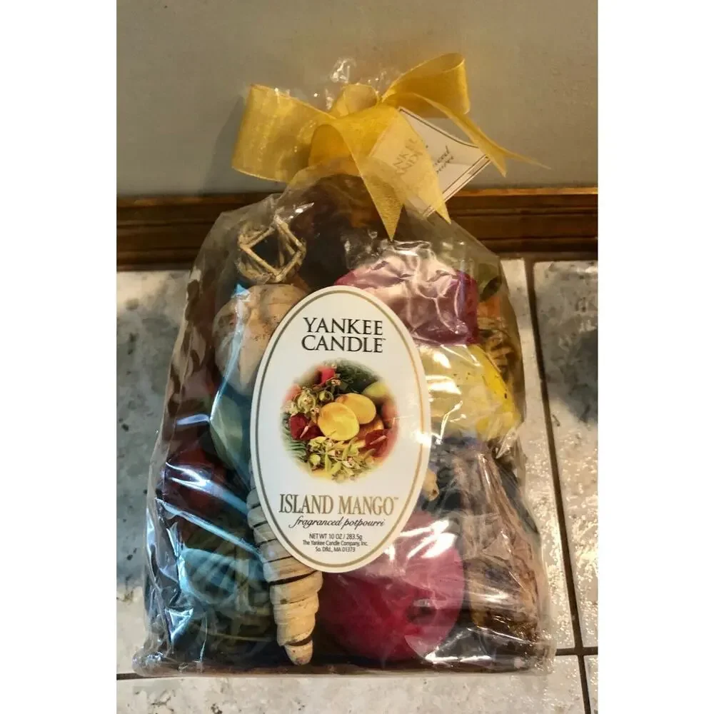 Yankee Candle Wood Fruit Island Pot Filler Potpourri New RARE Retired 3 lbs